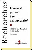 RdM9 Comment peut-on être anticapitaliste ?